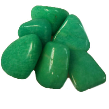 24x L Tumble Stones - Amazonite - Hira Online
